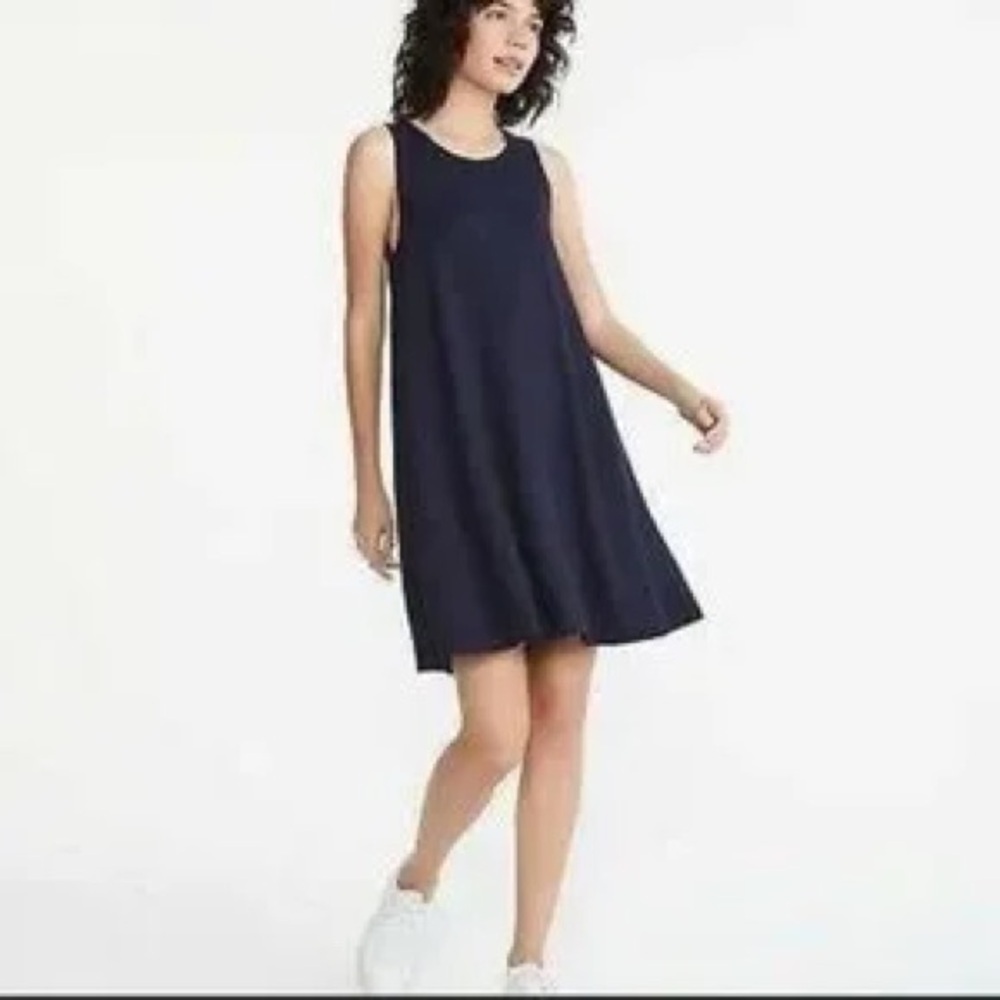 Lou & Grey for LOFT Navy Blue Sleeveless Dress – Size M
